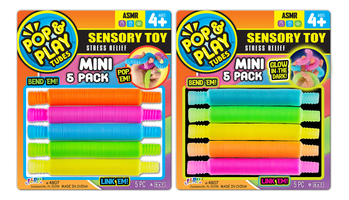 Juguete Sensorial Tubos Colores Infantil Tiktok Ja Ru Trx