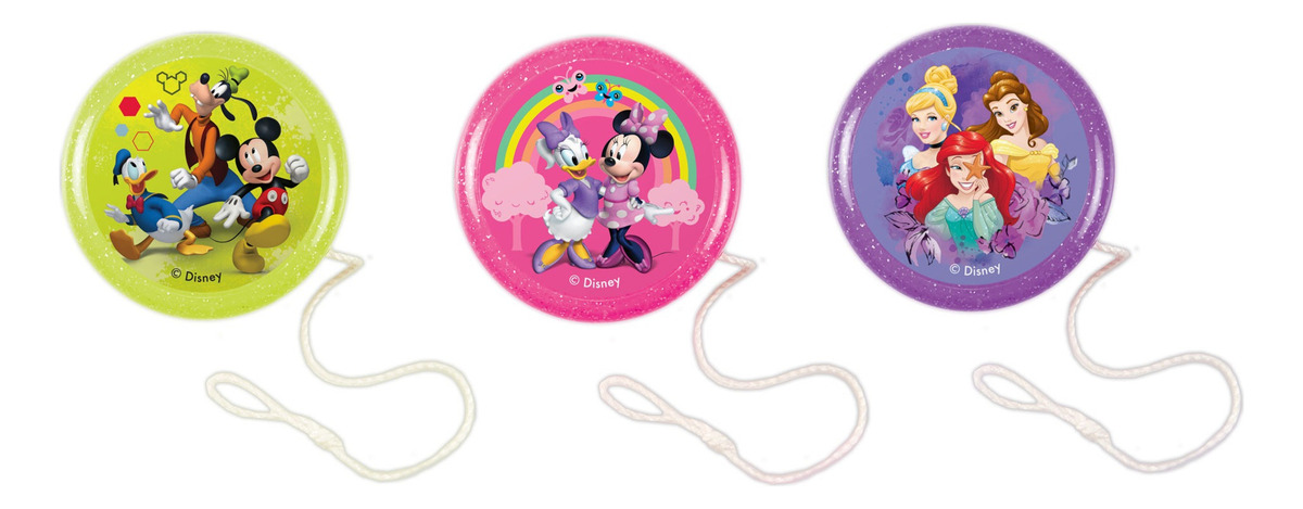 Yoyo Infantil Disney C/ Luz Mickey Minnie Princesas Jaru Tx