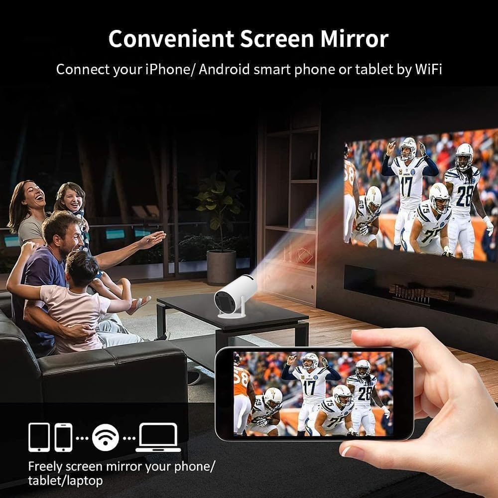 Proyector Android 11 Hd Hy300 Blanco 720p 8 Gb 1 Ram Trex