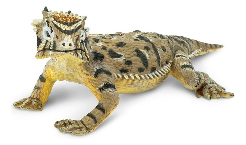 Lagarto Cuernos Safari Figura Muñeco Colección Escala Trex