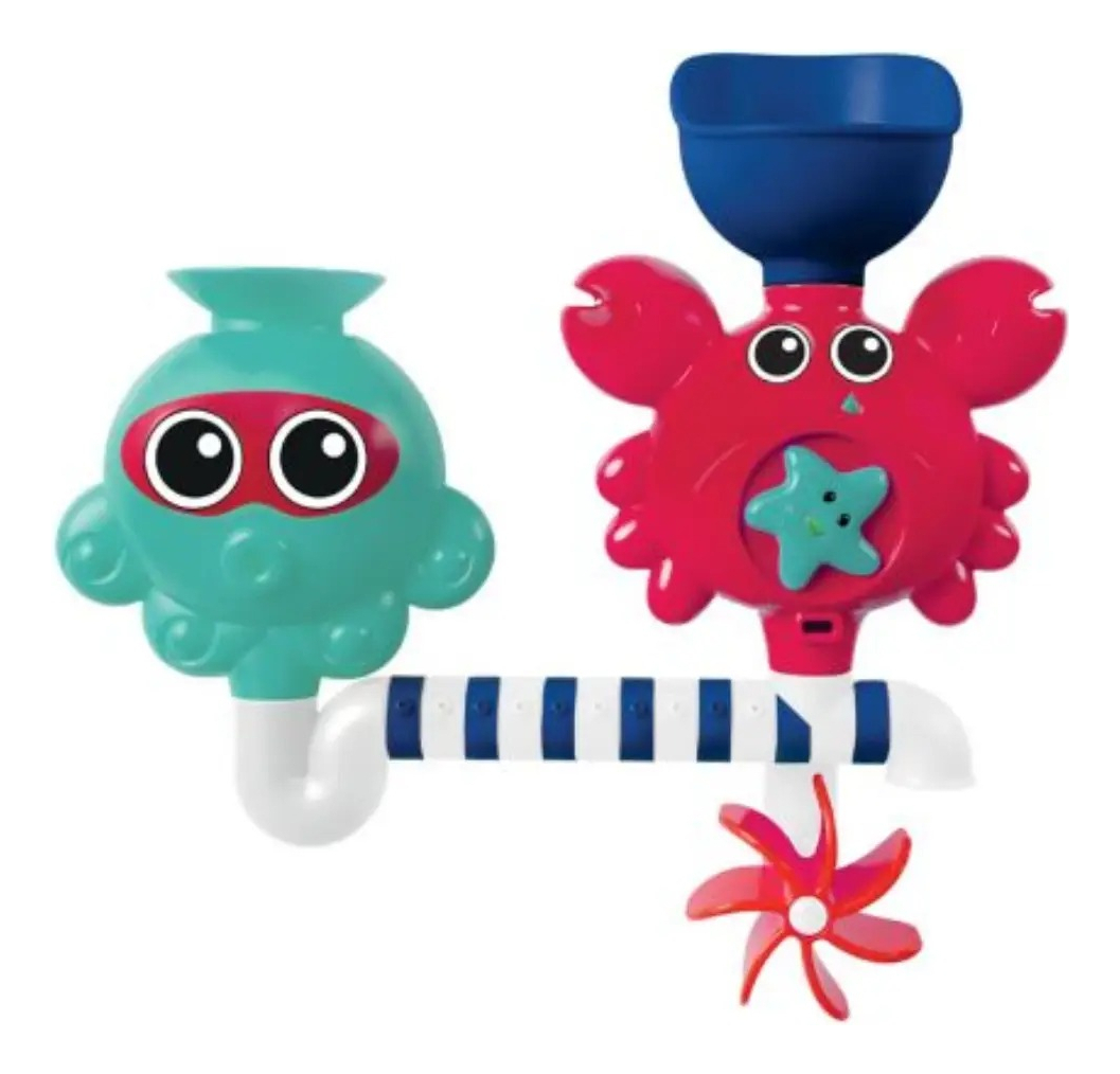 Juguete Para Baño Ducha Circuito Agua Bebe Ludi Trex