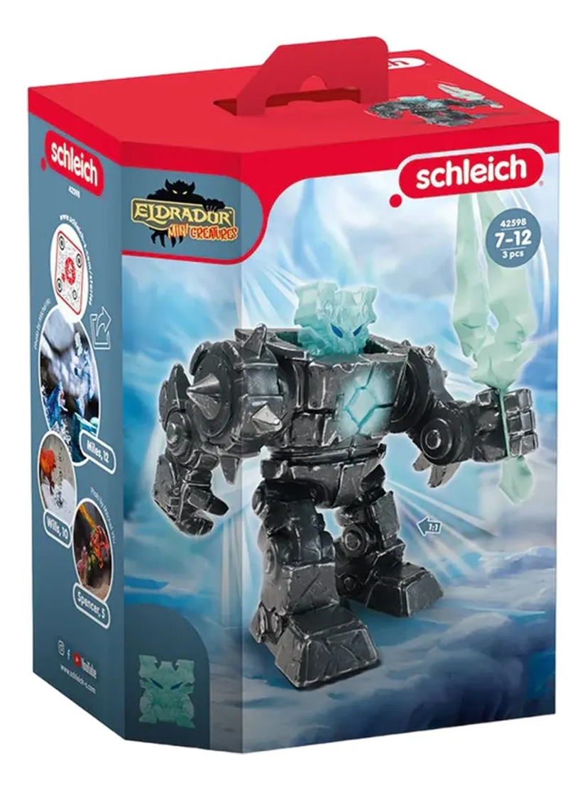 Figura Schleich Mini Criatura Hielo Robot 42598 Trex
