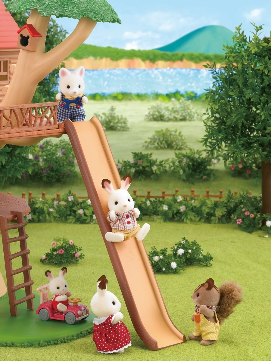Sylvanian Families Casa Del Árbol Promo Conejos Niños Trex