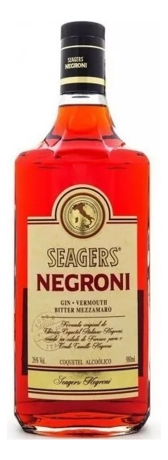 Negroni Seagers 980 Ml Original Coctel Calidad Premium Trex