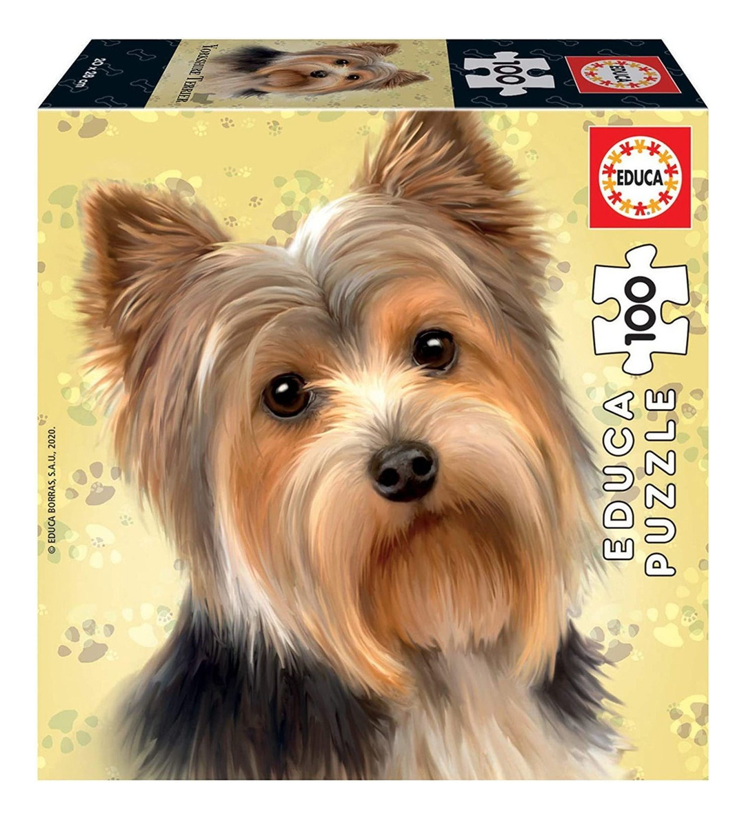 Puzzle 100 Piezas Perro Yorkshire Rompecabezas Educa Trex