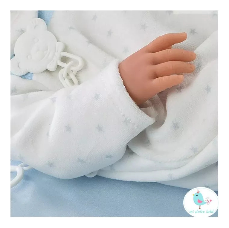 Bebe Reborn Llorens Realista Lloron Ropa + Accesorios Trex