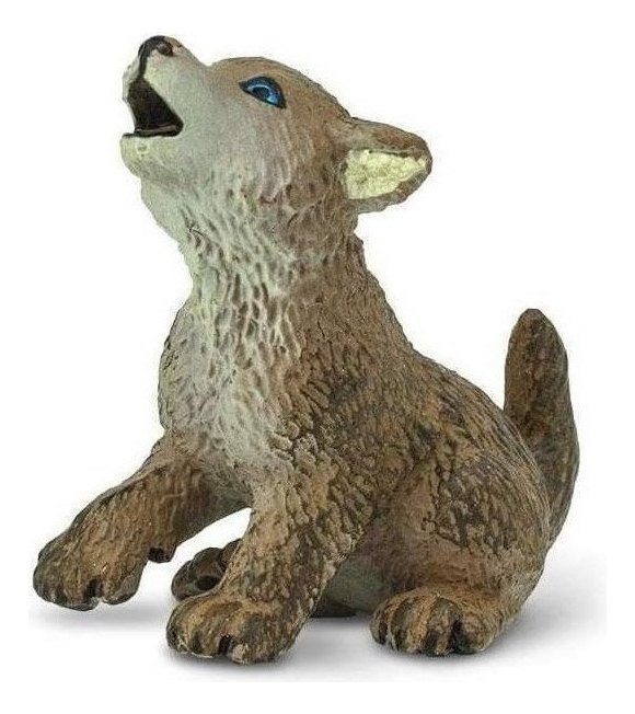 Figura Safari Lobo Bebe Niños Juguete Decoración Trex