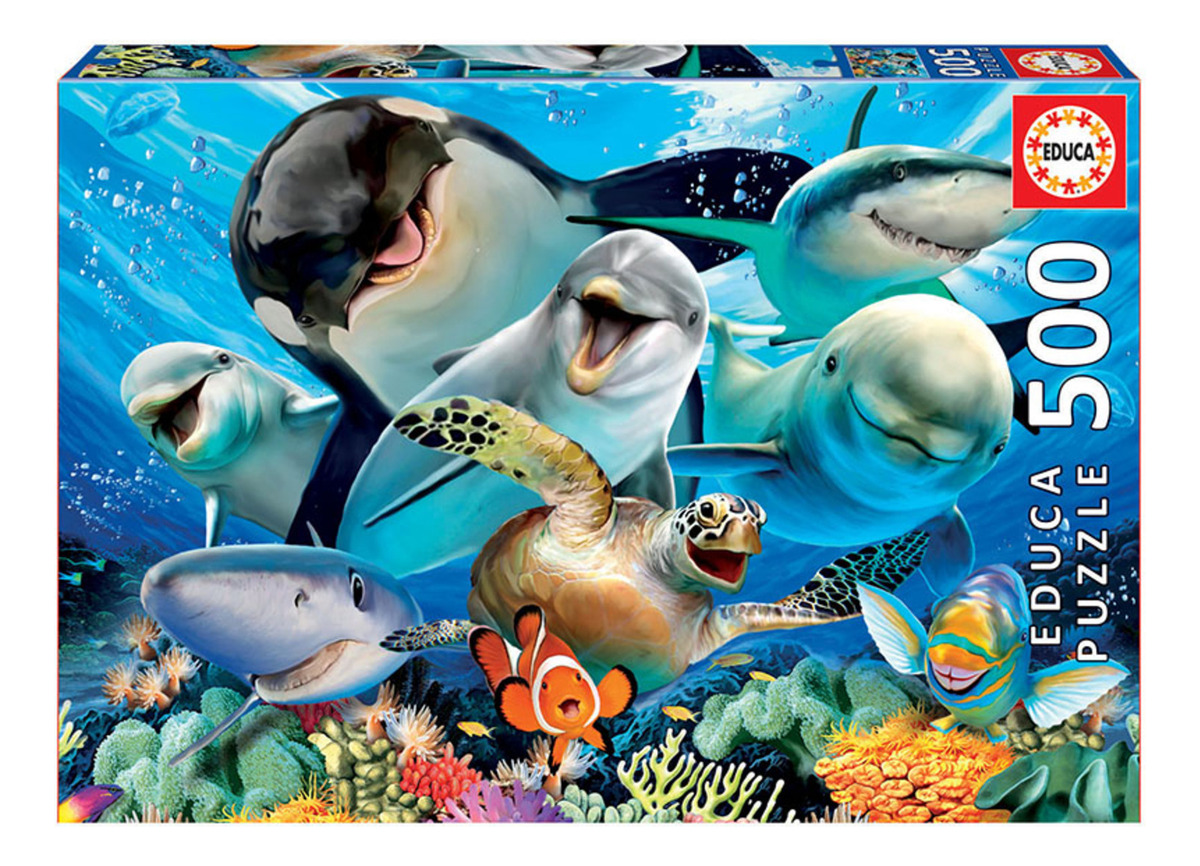Puzzle Rompecabeza Selfie Bajo El Agua 500pcs Acuatico Educa