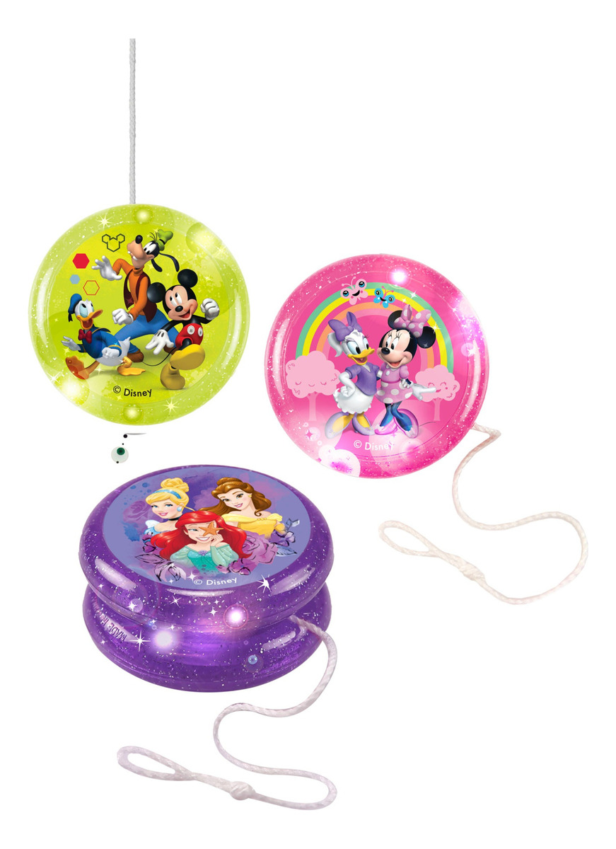 Yoyo Infantil Disney C/ Luz Mickey Minnie Princesas Jaru Tx