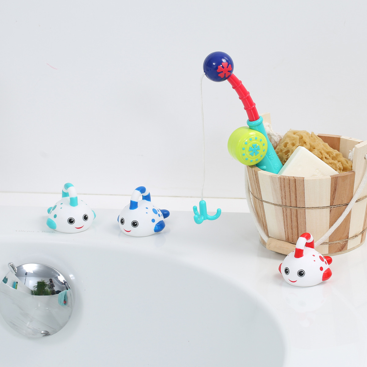 Juguete De Baño Para Pescar Agua Didactico Bebe Niño Ludi Tx