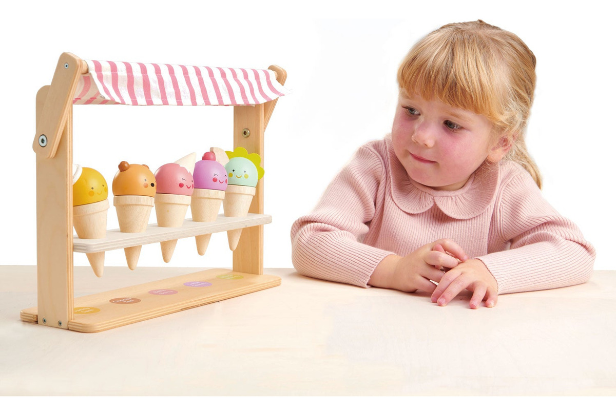 Juego Helados Tienda Madera Tender Leaf Toys Infantil Trex
