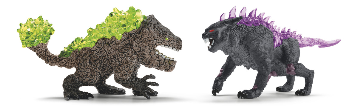 Lince Shadow Lynx Vs Rock Crush Eldrador Pelea Schleich Trex