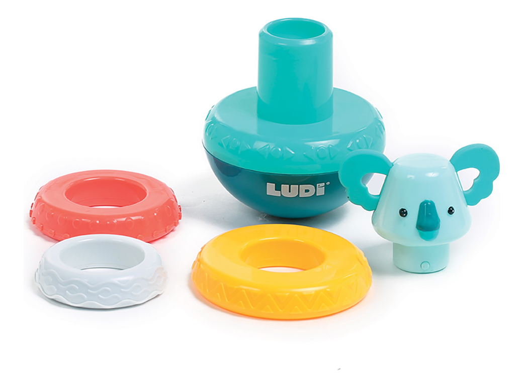 Piramide Culbuto Koala Bebe Eduativo Sensorial Ludi Trex