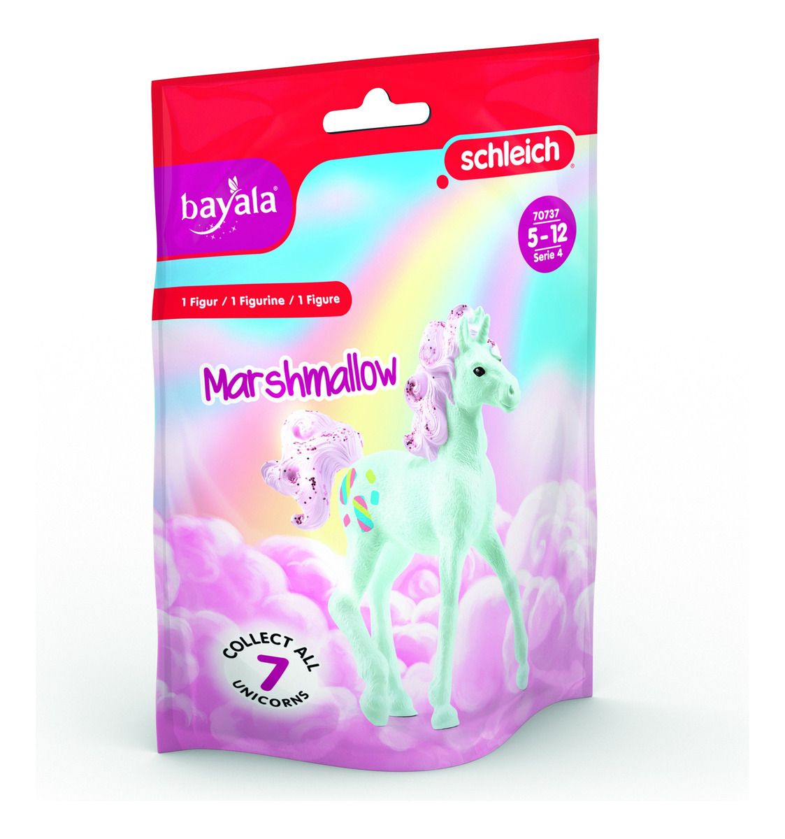 Figura Unicornio Marshmallow Bayala Schleich Caballo Trex