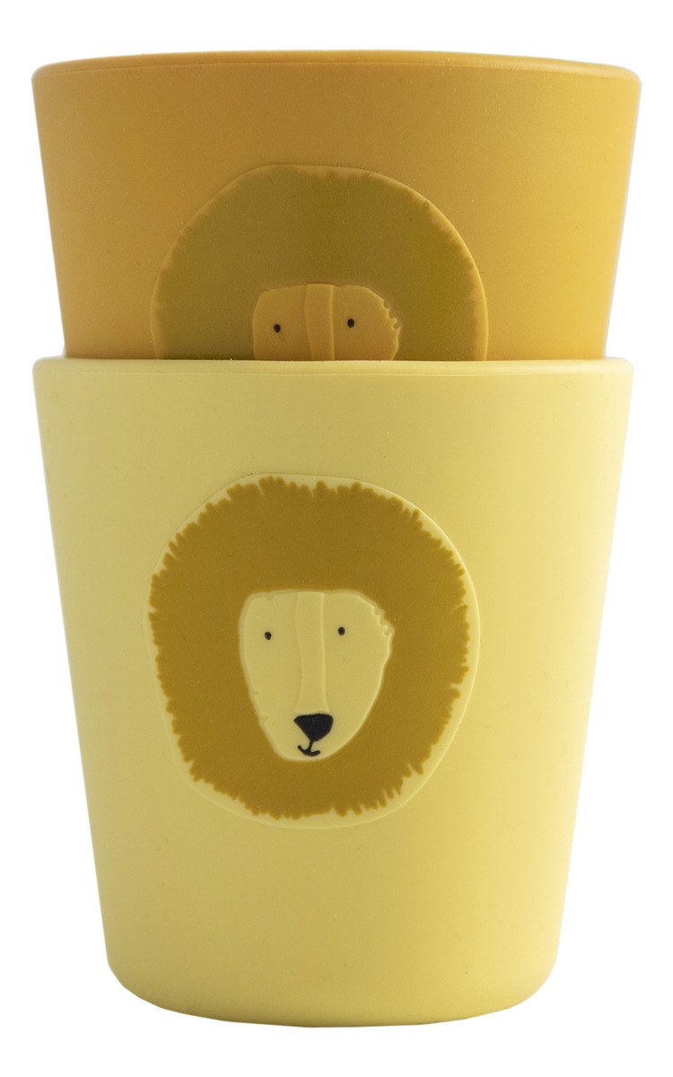 Pack 2 Vasos Silicona Infantil Color Animales Trixie Tx