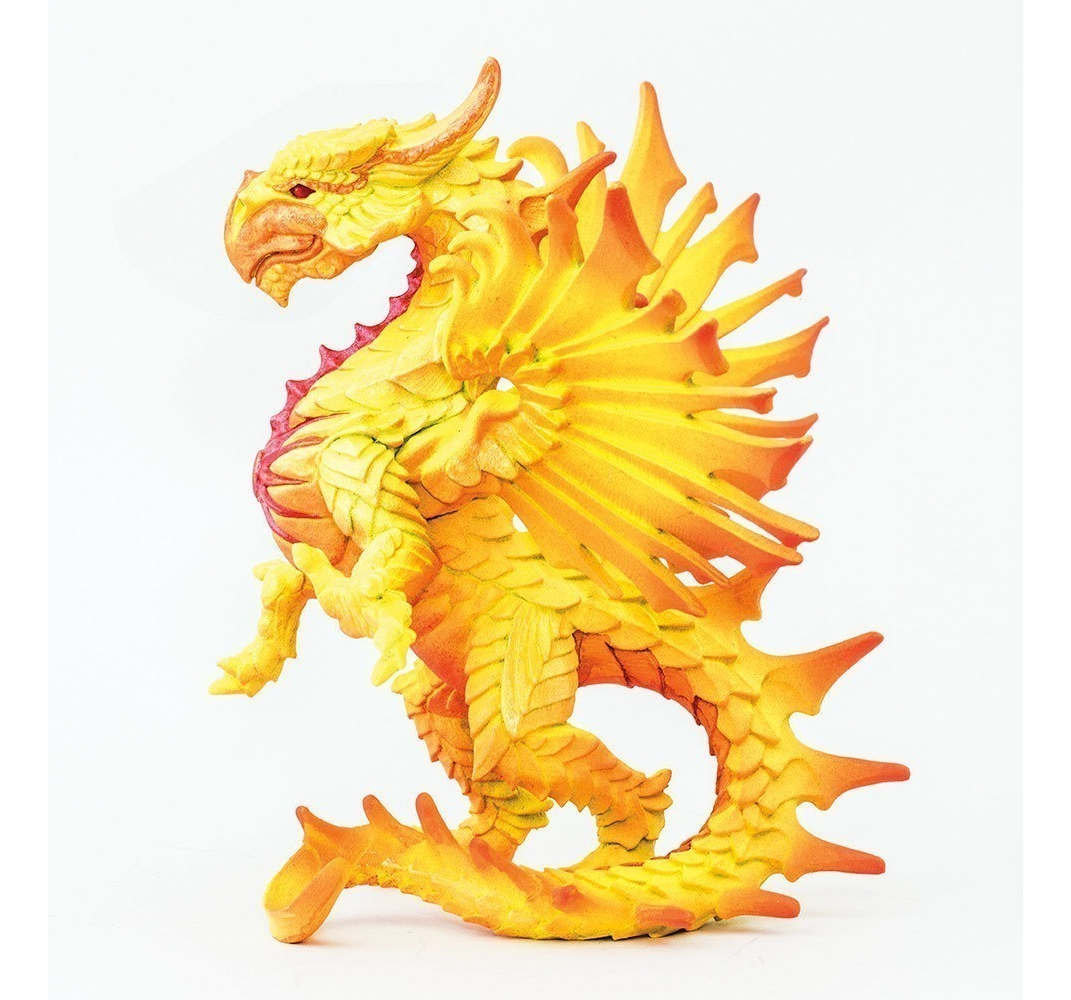 Figura Safari Dragón Del Sol Fuego Niños Juguete Infantil