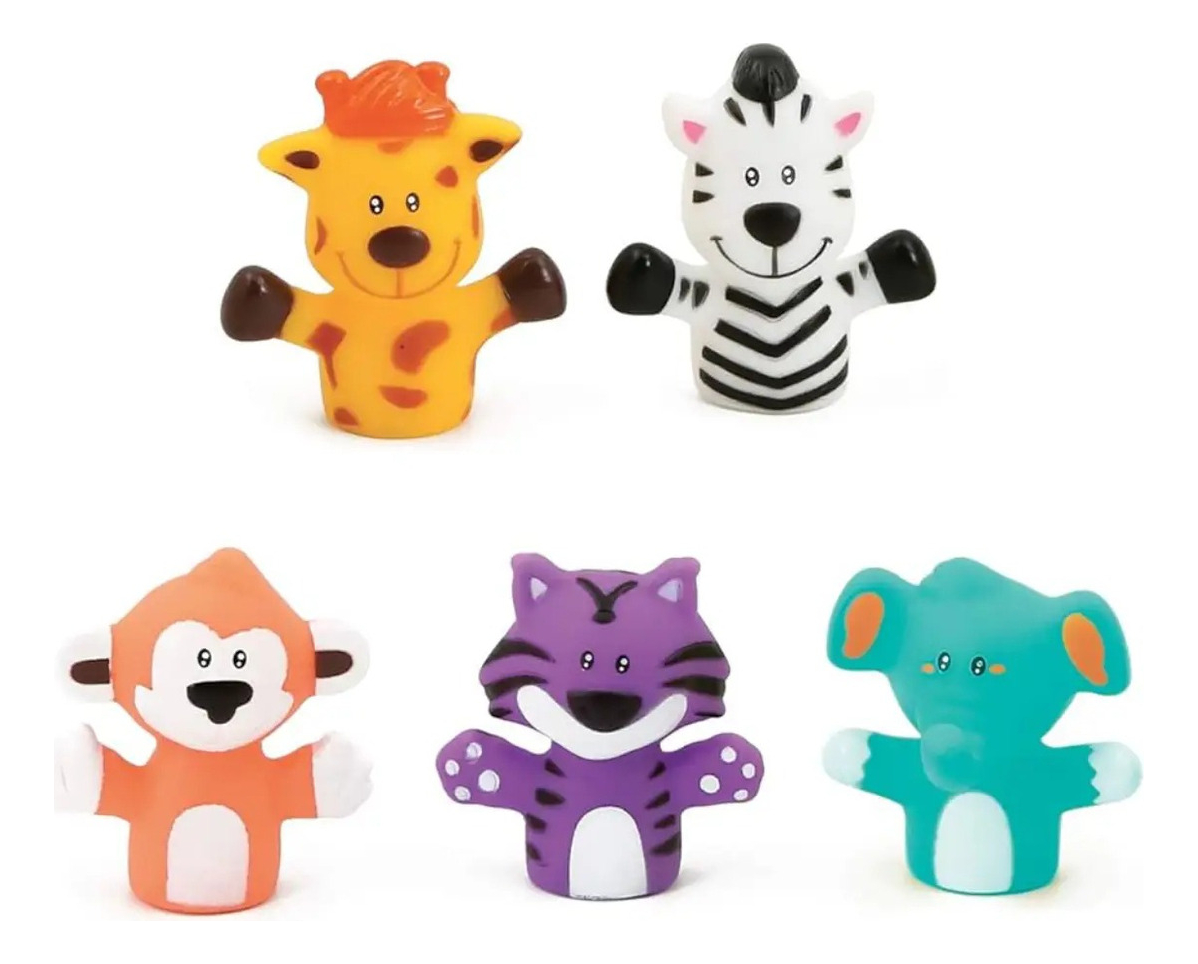 Titeres Dedos Safari Ludi Animales Trex