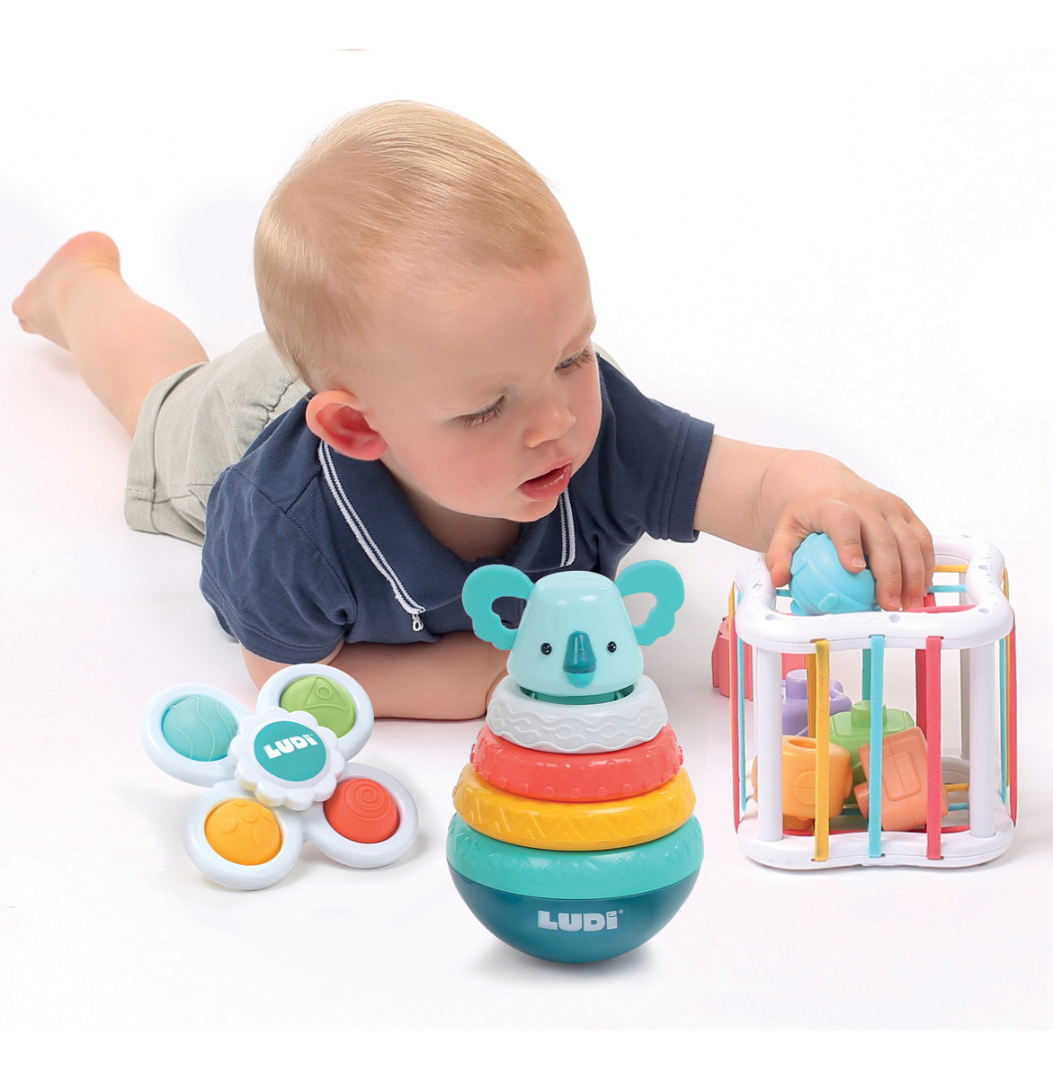 Pack Juego Para Bebe Infantil X3 Manipulacion Ludi Sensorial