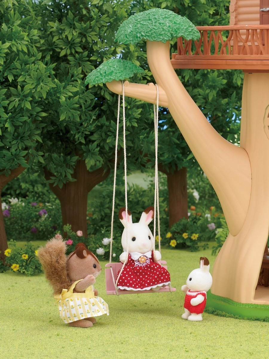 Sylvanian Families Casa Del Árbol Promo Conejos Niños Trex