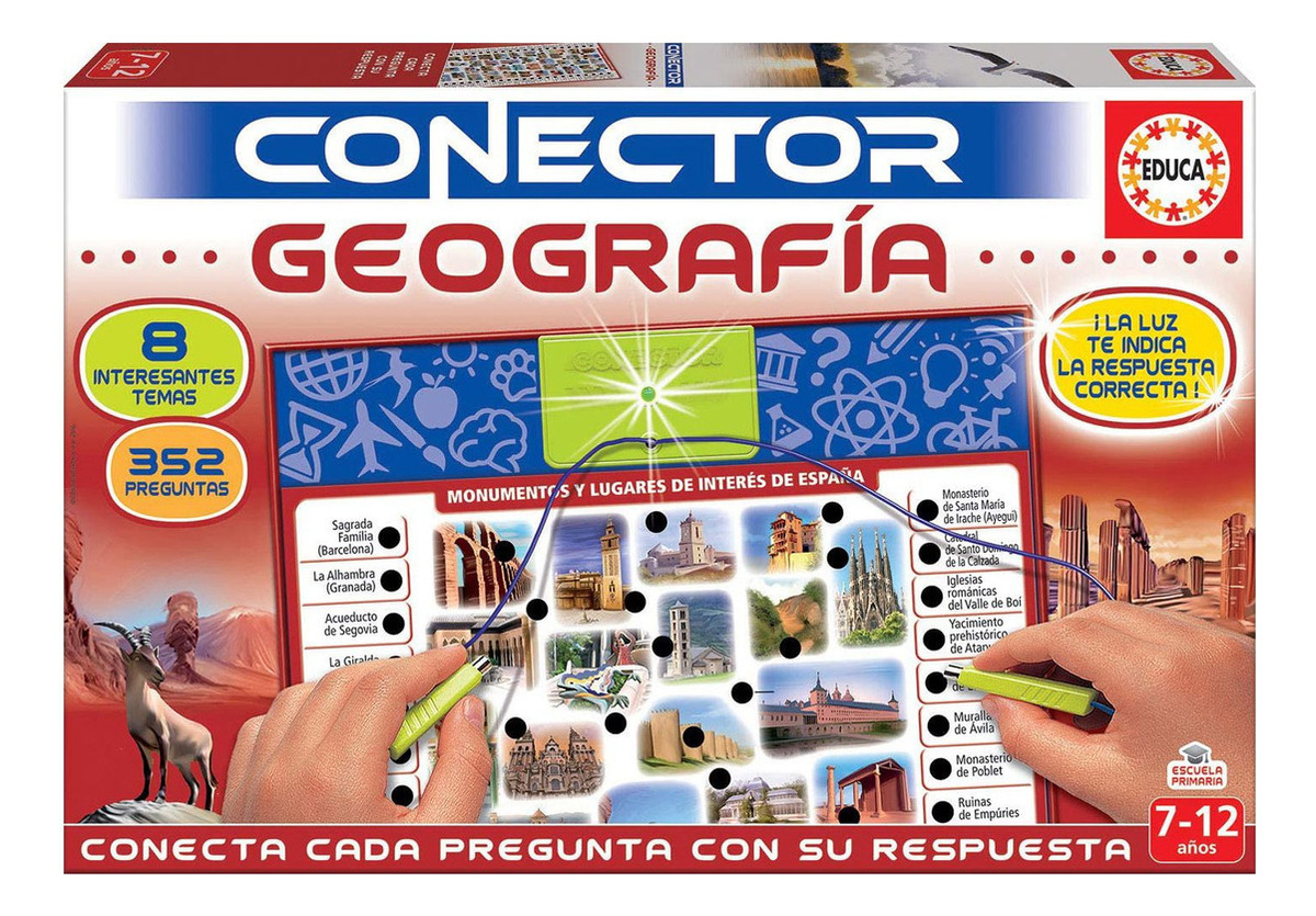 Puzzle Conector Geografía Rompecabezas Didactico Educa Tx