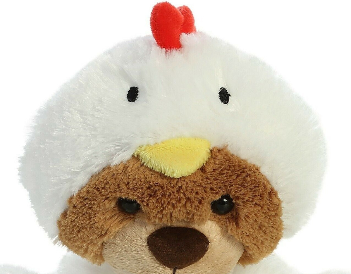 Peluche Aurora Oso Benny Disfrazado Gallina Suave Felpa Trex
