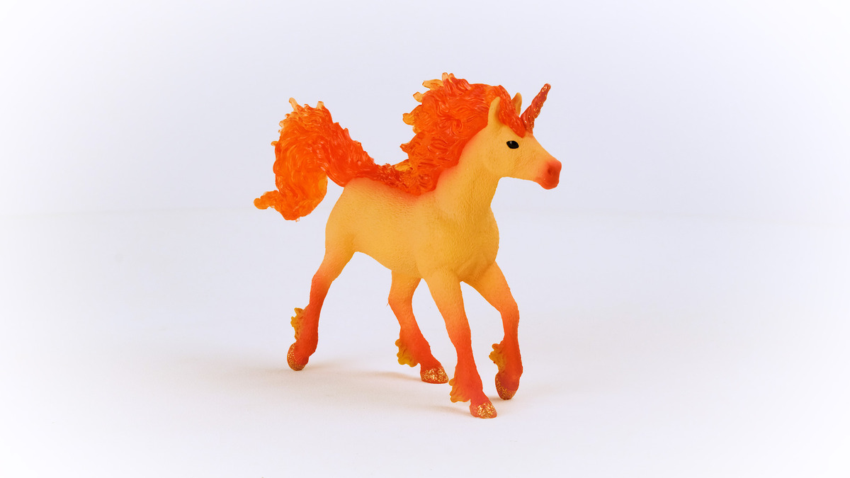 Semental Unicornio De Fuego Schleich Bayala Crin Flamante Tx