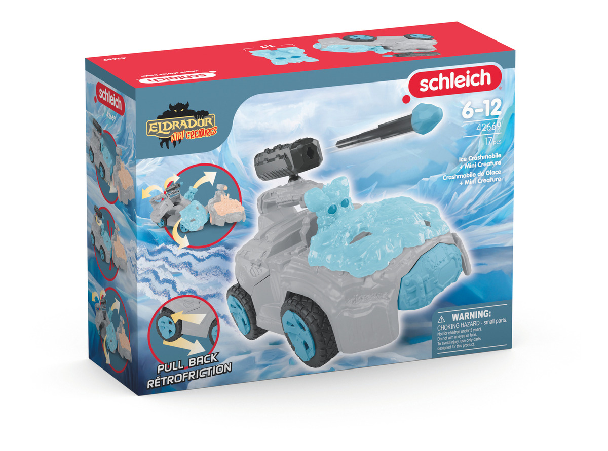 Set Crashmóvil Hielo Mini Criatura Eldrador Schleich Trex