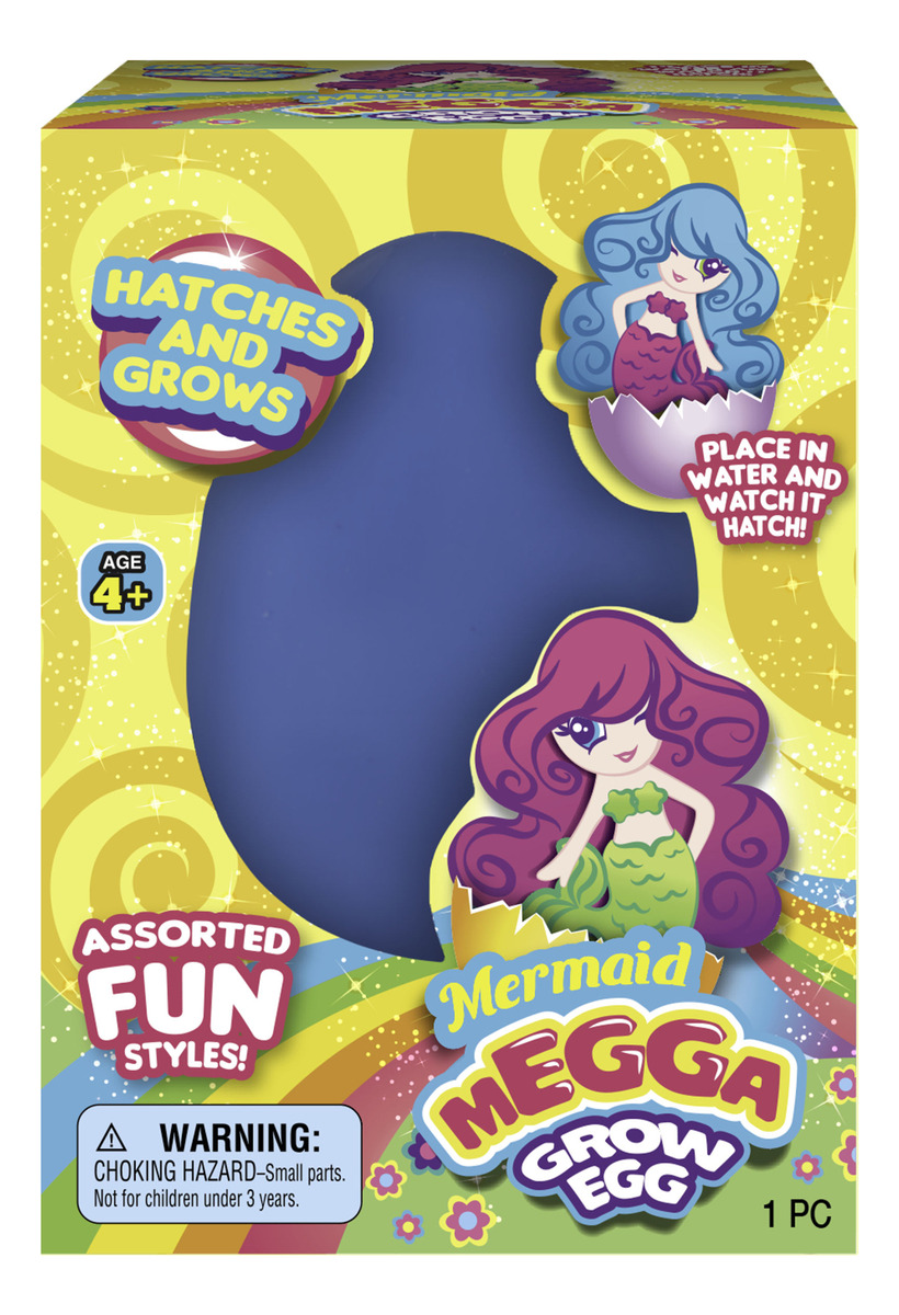 Huevo Sopresa Sirena Juguete Mermaid Megga Grow Egg Ja Ru Tx