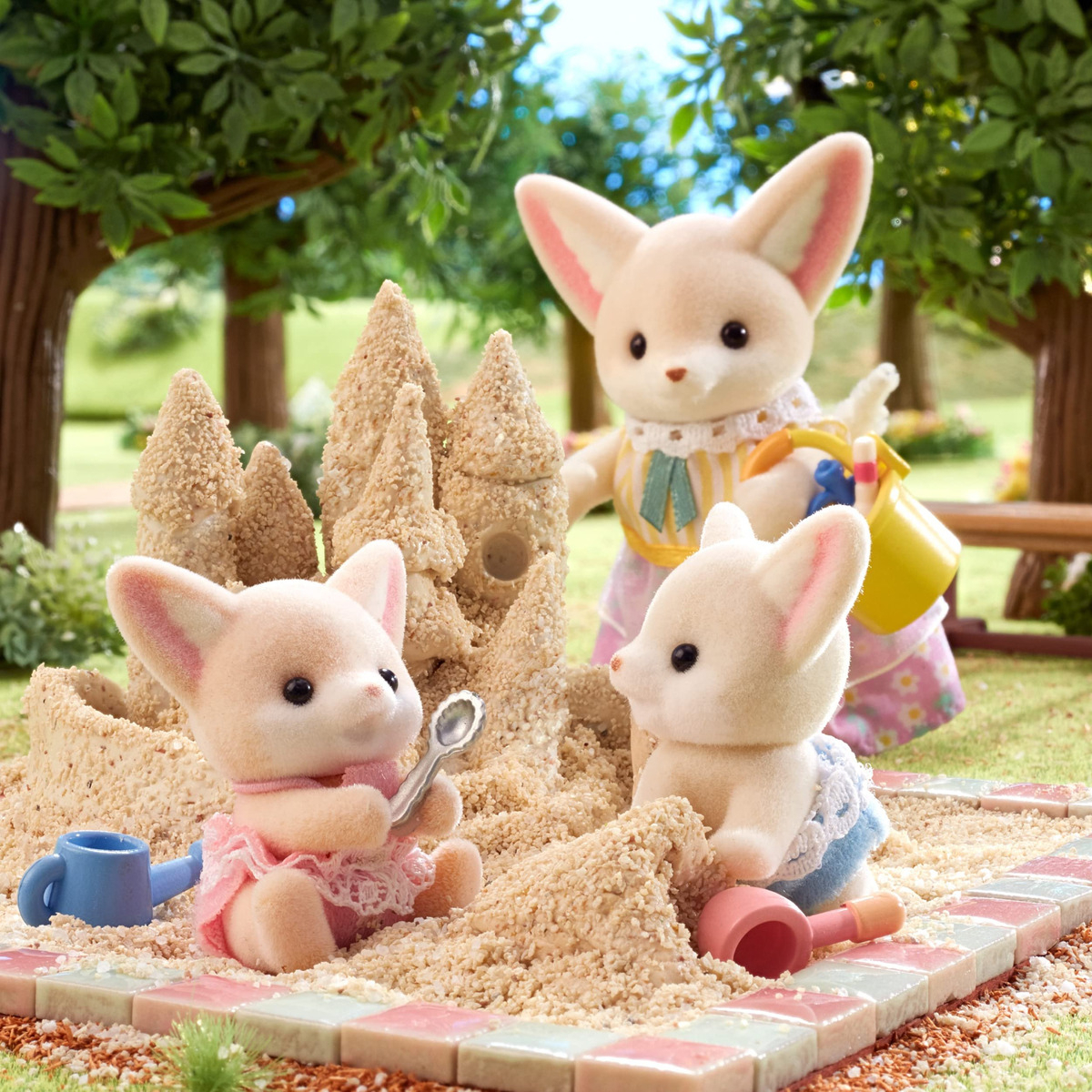 Sylvanian Families Gemelos Zorro Desierto Juguete Bebe Trex