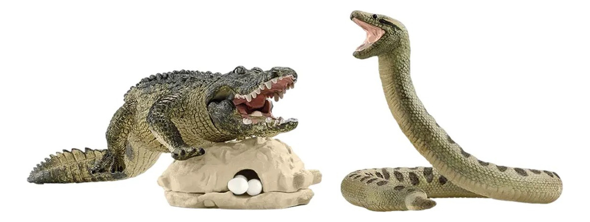 Figura Coleccionable Schleich Peligro En El Pantano 42559