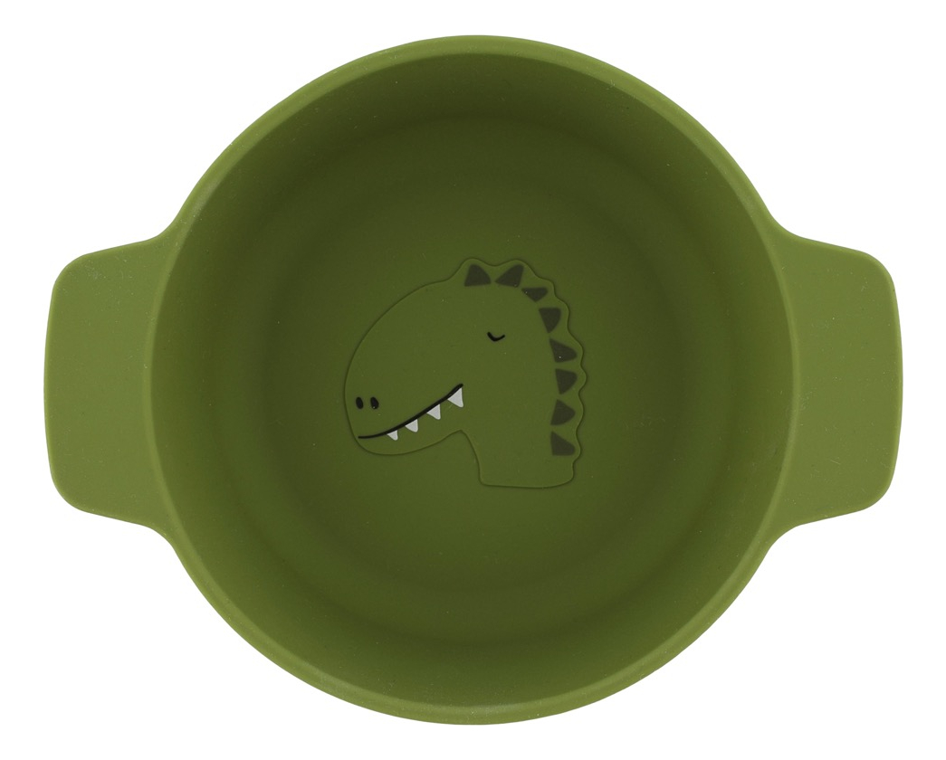 Bowl Para Bebe Infantil Silicona Dinosaurio Trixie Trex