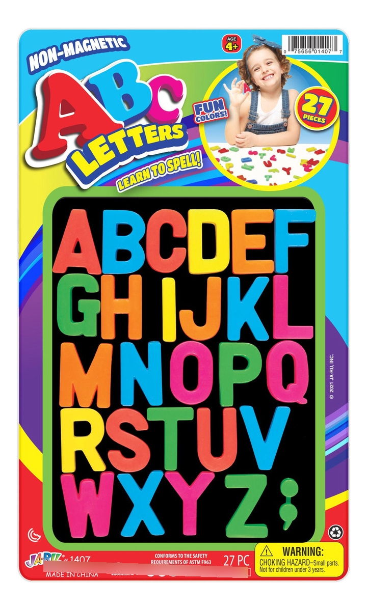 Juego Letras Numeros Imantados Abecedario Infantil Ja Ru Trx