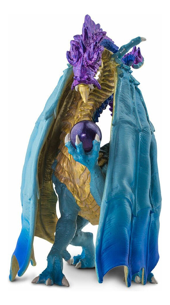 Figura Safari Dragon Mago Hechicero Juguete Mitologico Trex