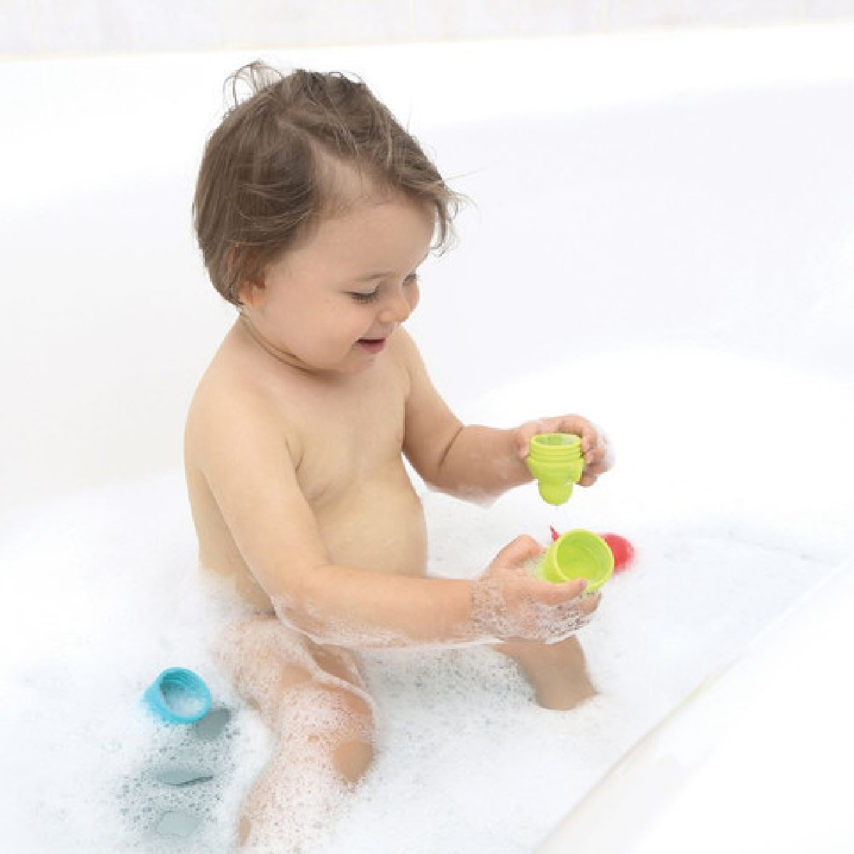 Juguetes Para Baño Animales Silicona Ludi Diversión Colorida