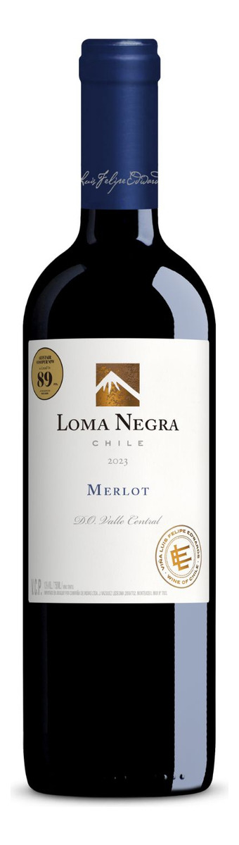 Vino Merlot Loma Negra 750ml Bodega Luis Felipe Calidad Trex